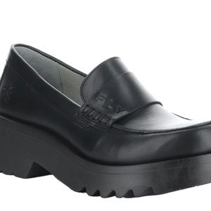 Fly London Maus Platform Loafer - Size 37